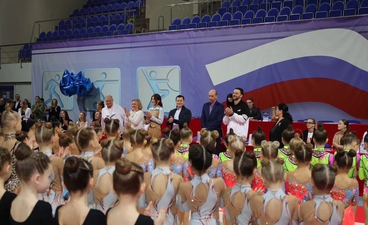 Игорь Чистюхин посетил соревнования по эстетической гимнастике